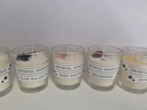 Crystal Candle 90gr/buc